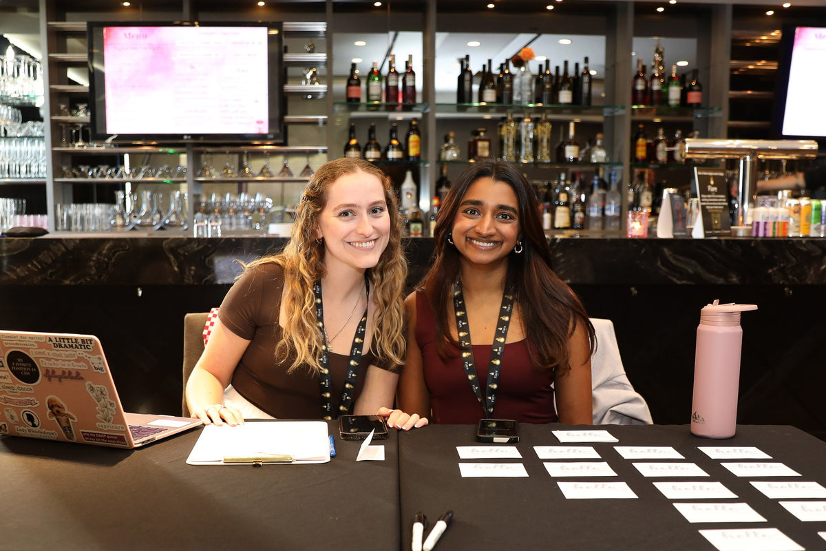 Flare Events team members welcoming guests at an event